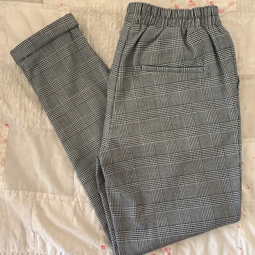 Checkered Office Pants